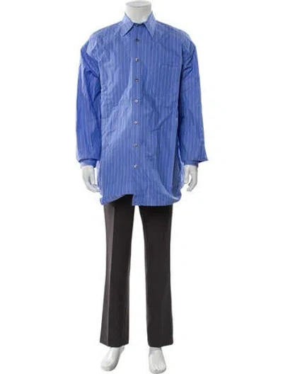 Pre-owned Y/project Striped Long Sleeve Shirt W/ Tags In Blue