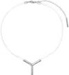 Y/project Y Project Women Transparent Pvc Y Necklace In Transparent