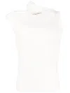 Y/project Triple Collar Tank Top In White