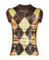 Y/project Yellow & Burgundy Jean Paul Gaultier Edition Tank Top In Multi