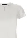 Y/project Logo-plaque Viscose T-shirt In White