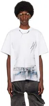 Y/project White Trompe-l'œil T-shirt In White
