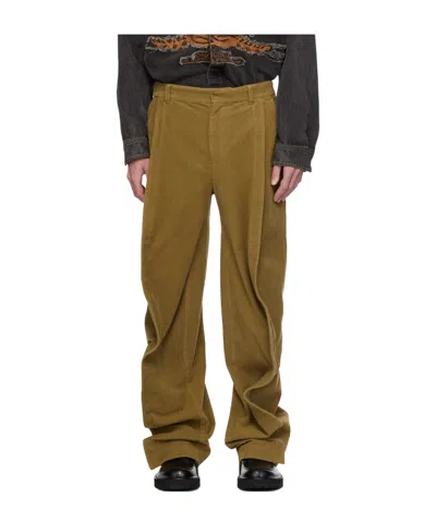 Y/PROJECT WIDE-LEG CASUAL PANTS