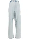 Y/project Wide-leg Organic Cotton Jeans In Blue