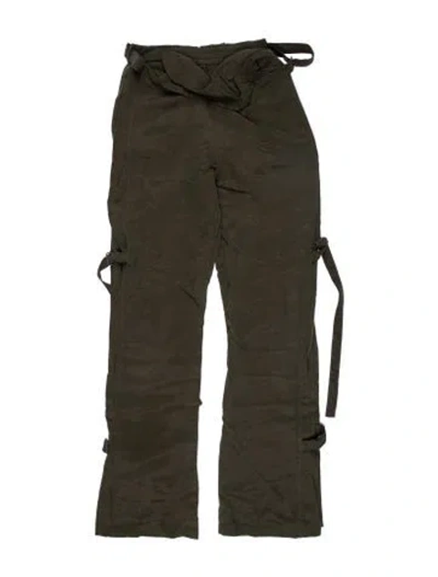 Pre-owned Y/project Wide Leg Pants In Green