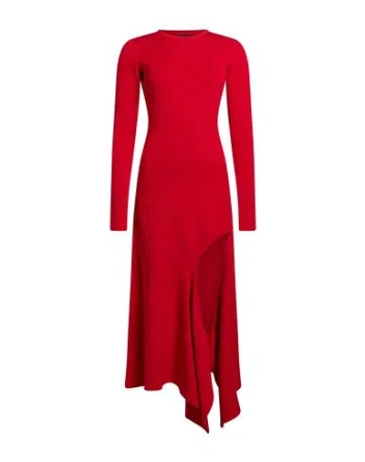 Y/project Woman Maxi Dress Red Size M Viscose, Polyester
