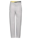Y/project Woman Pants Light Grey Size M Virgin Wool, Elastane In Grey