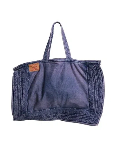 Y/project Woman Shoulder Bag Blue Size - Cotton