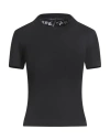 Y/project Woman T-shirt Black Size Xs Organic Cotton, Elastane