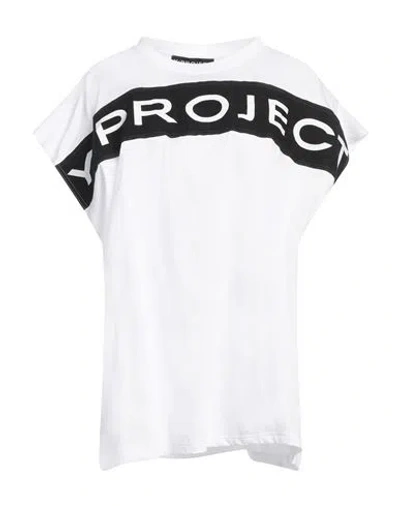 Y/project Woman T-shirt White Size L Cotton