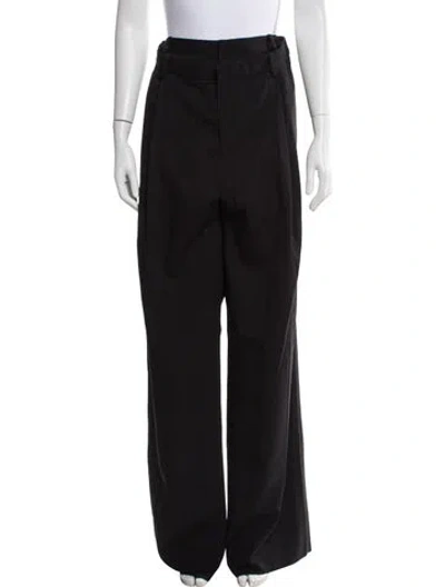 Pre-owned Y/project Wool Pants W/ Tags In Black