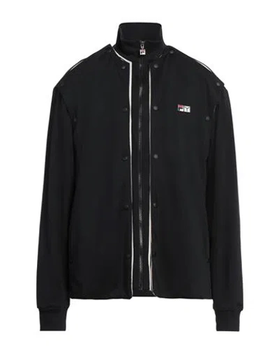 Y/project X Fila Man Sweatshirt Black Size Xl Polyester