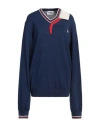 Y/project X Fila Woman Sweater Navy Size Xl Cotton In Navy