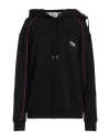 Y/project X Fila Woman Sweatshirt Black Size Xl Cotton In Black