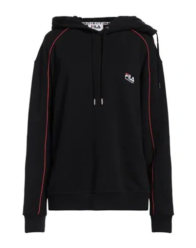 Y/project X Fila Woman Sweatshirt Black Size Xl Cotton