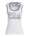 Y/project X Fila Woman Tank Top White Size Xl Cotton
