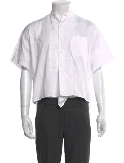 Pre-owned Y's 2004 Short Sleeve Shirt In White