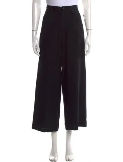 Pre-owned Y's 2012 Wide Leg Pants In Black
