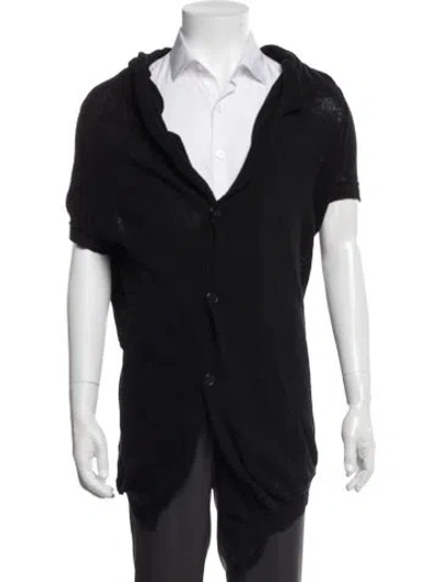 Pre-owned Y's 2013 V-neck Sweater In Black