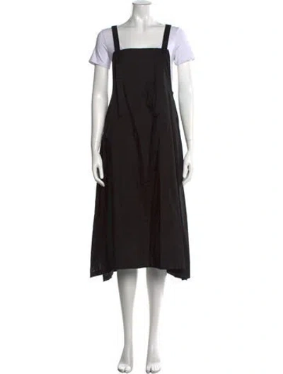 Pre-owned Y's 2014 Long Dress In Black