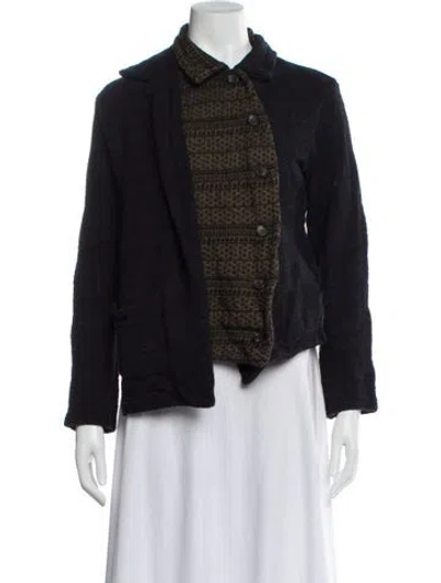 Pre-owned Y's 2019 Mock Neck Sweater In Blue