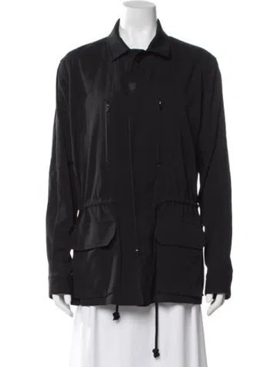 Pre-owned Y's 2019 Wool Utility Jacket In Gray