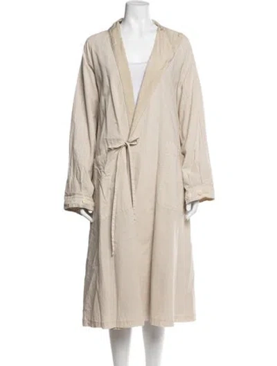 Pre-owned Y's 2020 Coat In Neutrals