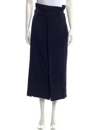 Pre-owned Y's 2020 Midi Length Skirt In Blue