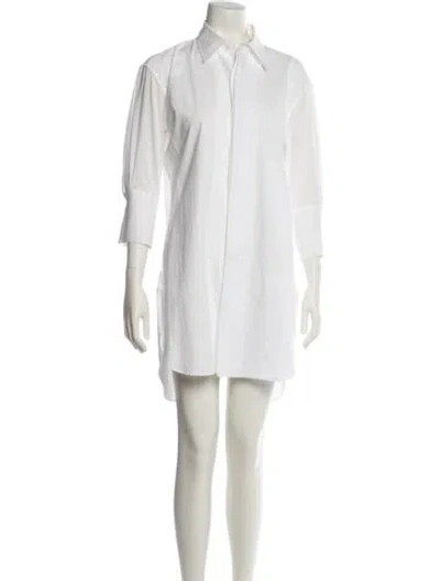 Pre-owned Y's 2023 Knee-length Dress In White
