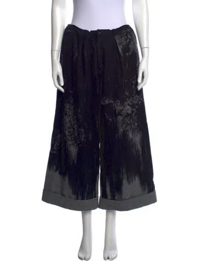 Pre-owned Y's 2023 Wide Leg Pants In Black