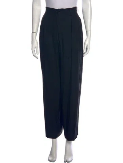 Pre-owned Y's 2024 Wide Leg Pants In Black