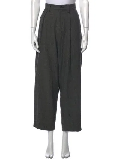 Pre-owned Y's 2024 Wide Leg Pants In Grey