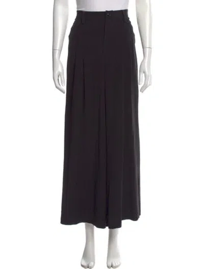 Pre-owned Y's 2025 Wide Leg Pants In Black
