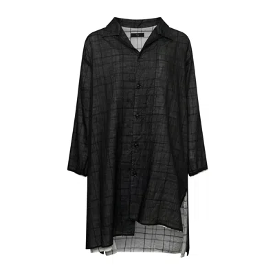 Y's 3/4 Sleeve Blouse In Brown