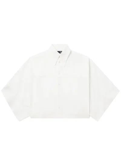 Y's 经典棉衬衫 In 白色