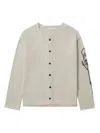 Y's Alien Cardigan In 灰色