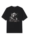 Y's Angel-print T-shirt In Black