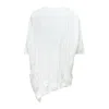 Y's Asymmetric T-shirt In White