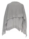 Y's Asymmetric Cardigan In Gray