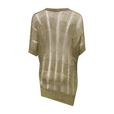 Y'S ASYMMETRIC DRAPE PULLOVER