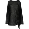 Y's Asymmetric Gathered Jumper In Grey