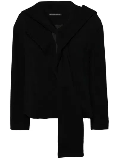 Y's Asymmetric Jacket In Schwarz