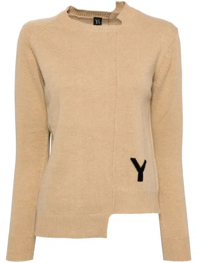 Y's Asymmetric Jumper In Neutrals