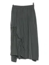 Y's Asymmetric Skirt In Gray