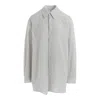 Y's Back Side Cloth Blouse In White