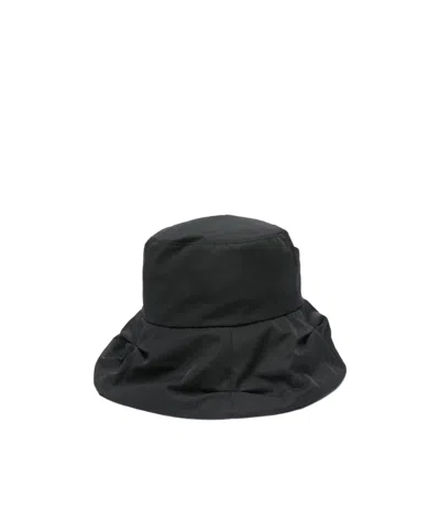 Y'S BLACK BUCKET HAT