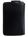 Y's Leather Wallet In Black