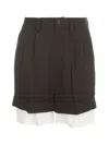 Y's Black Shorts In Black
