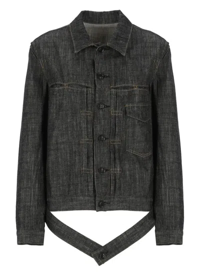 Y'S BLACK Y'S DENIM JACKET