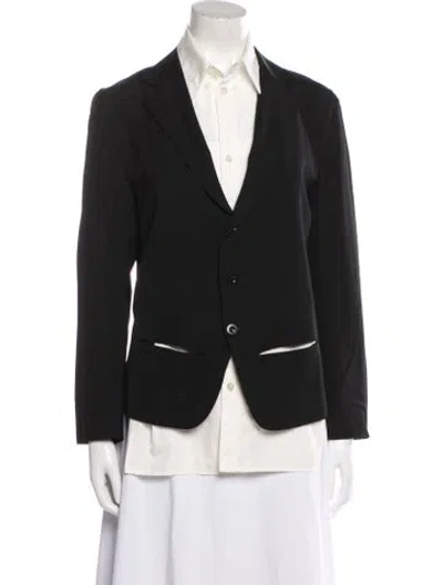 Pre-owned Y's Blazer In Black